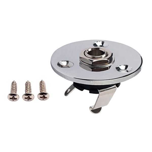 

hard round plate guitar socket output screws for electric guitar bass parts