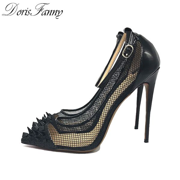 

свободный дизайнер sexy повелительницы женщин sexy pumps свадьба партии обувь для женщин чернокожих женщин на высоких каблуках насосов 12см, Black