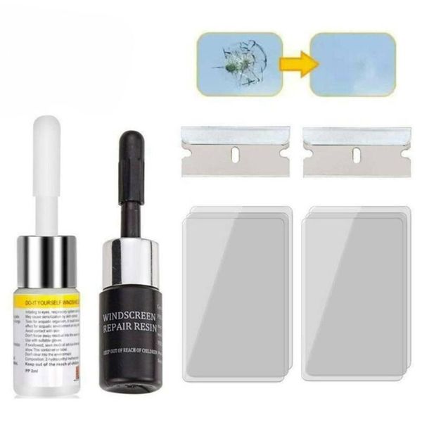

car cleaning tools repair fluid chip crack glass set window auto durable