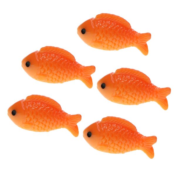 

5 pieces micro landscape decoration fish