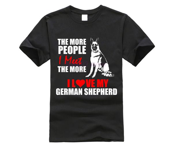 

2020 fashion brand meno neck t-shirt menfun german shepherd lovermaster t-shirt gift ideas casual tee shirt