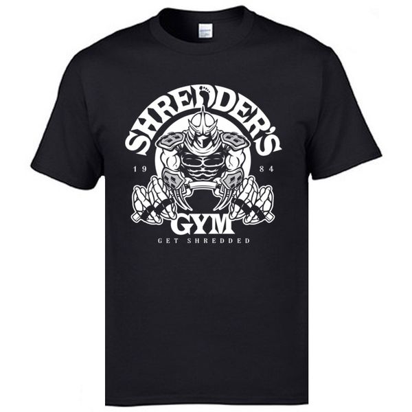 

ninja shredder bodybuilding crewneck t shirt summer/autumn tees short sleeve cool tshirts casual men's print tshirt