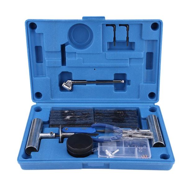 

tire repair kit - 67pcs heavy duty tire repair tools & set for car, car tubeless heavy duty tool