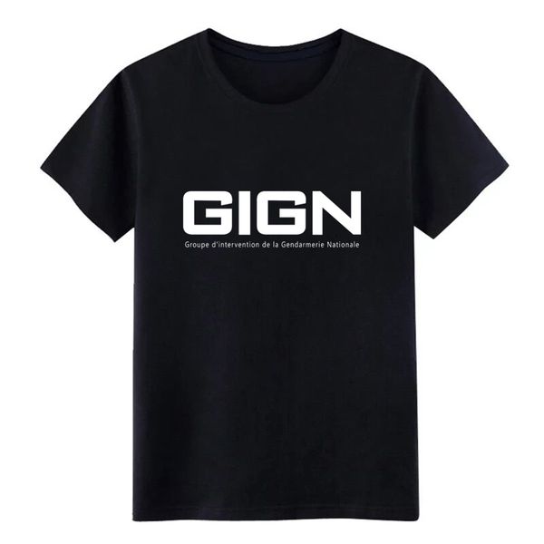 

gign french national gendarmerie fitted cottonpoly t shirt men customized short sleeve crew neck breathable spring autumn tshirt