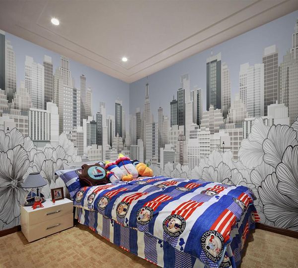 

bacaz large murals architecture wallpaper p mural for kids children room background papel 3d wall mural flower wall paper