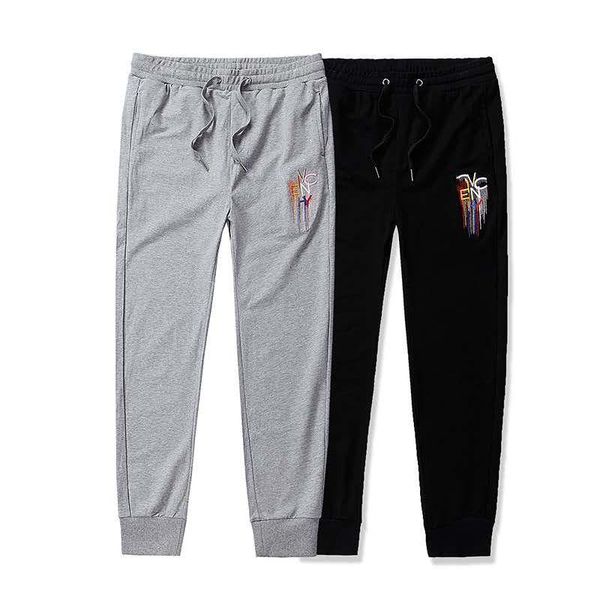 

2020 men designer summer pants classic sports sweatpants mens pants Laminated zipper design top Material Asian size fitness joggers GV