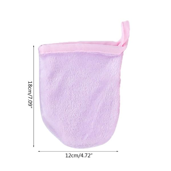 

make up remover pads glove reusable clean face towel microfiber facial wipe gxmc