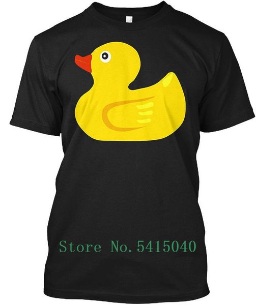 

cute yellow rubber duck ducky humor fun funny tagless tee t-shirt custom graphic mens t-shirt print short-sleeve camisa