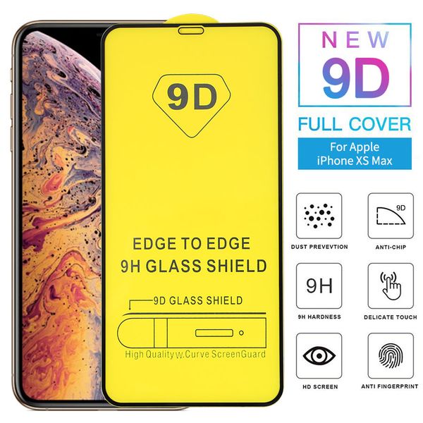 

9d full glue curved tempered glass for iphone se 2020 6s 7 8 plus 11 pro max full screen protector glass for iphone x xs xr protective film