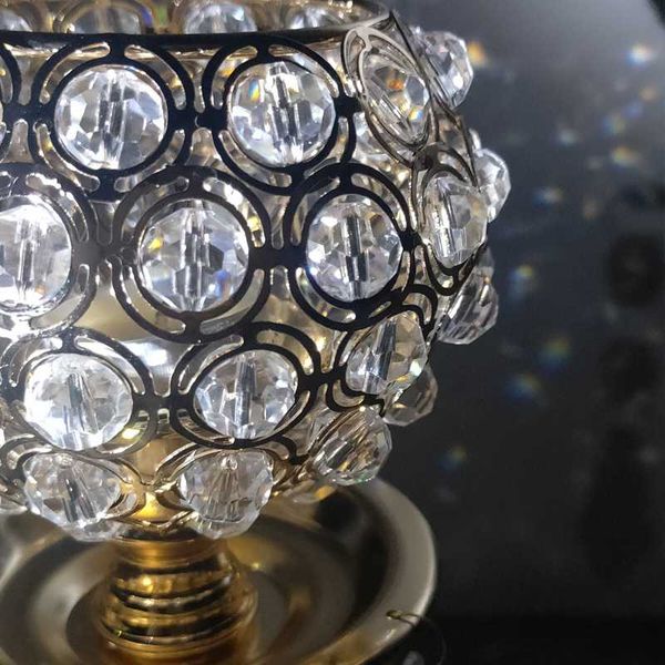 

candle holders crystal tealight coffee dining table centerpieces metal candlesticks stand wedding christmas halloween decoration