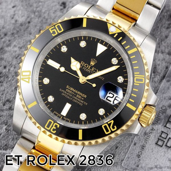 

luxury ceramic bezel mens mechanical stainless steel automatic movement watch designer sports self-wind ro lex men watches wristwatches, Slivery;brown