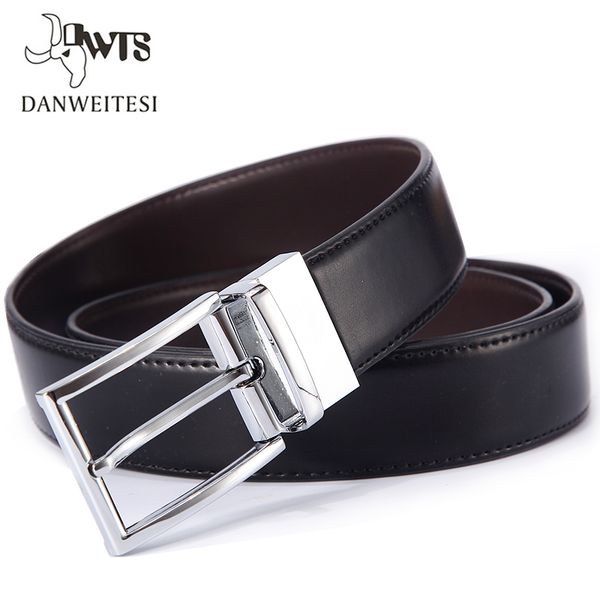 

dwts]2020 leather belt designer belts men retro pin buckle ceinture homme mens belts luxury man reversible cintos, Black;brown