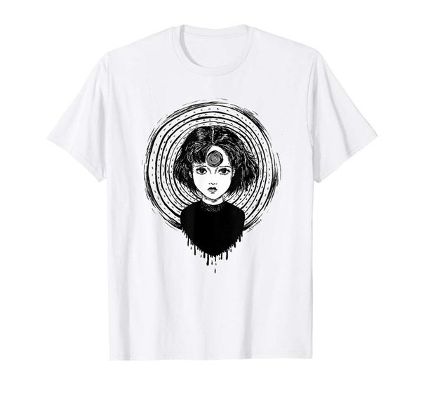 

uzumaki junji ito t-shirt tomie manga horror japanese gift fashion brand funny men summer print casual customize tee shirts