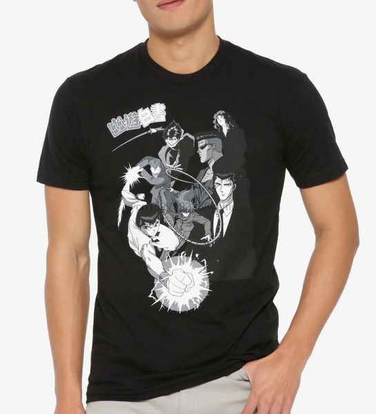 

anime yu yu hakusho tonal group t-shirt new 100% authentic &amp official