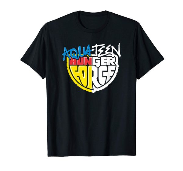 

aqua teen hunger force split logo treatment t-shirt