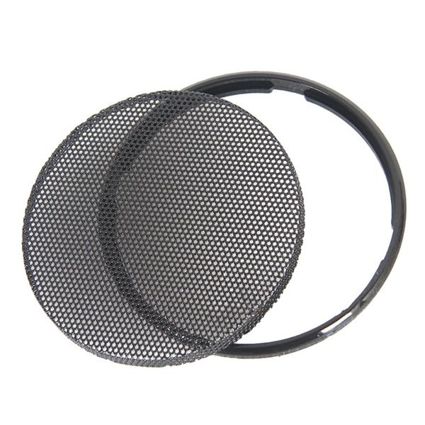 

computer speakers 1/2/3/4/5/6 inch black car speaker grill mesh round horn protective cover circle enclosure net diy decorative accessories