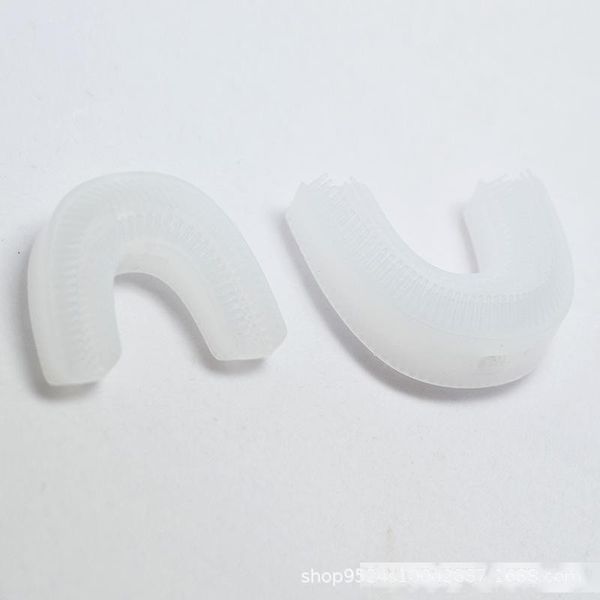 

lazy beibei edible silicon u-shaped bruch head can replace 2-6 years old 6-12 years old with electric tooth bruch head