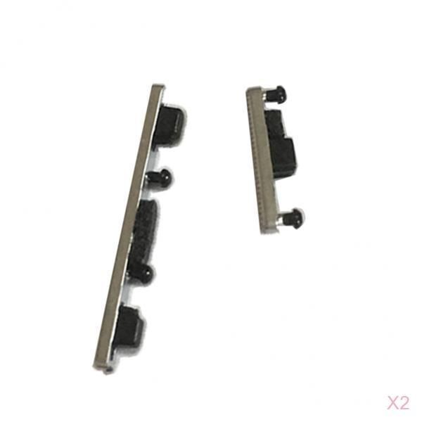 

для motorola moto g4 - 2 x замена внешних кнопок (том питания) серебро