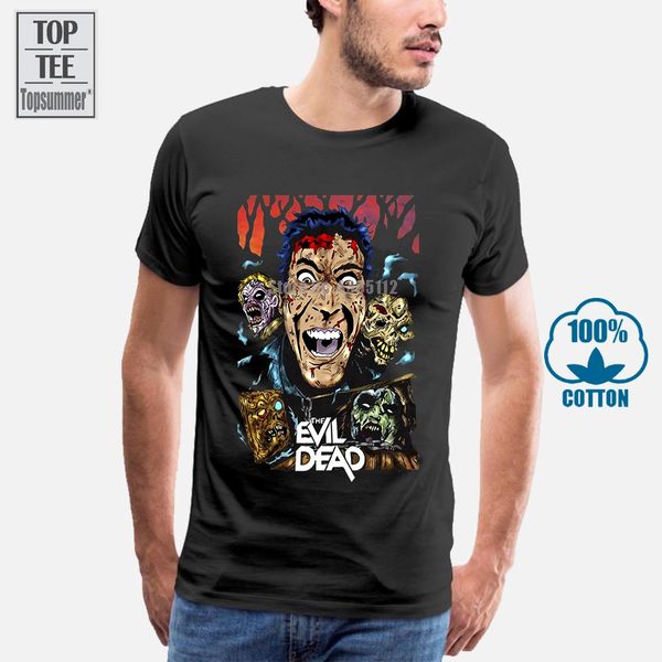 

evil dead v2 фильм черная футболка все размеры s 5xl