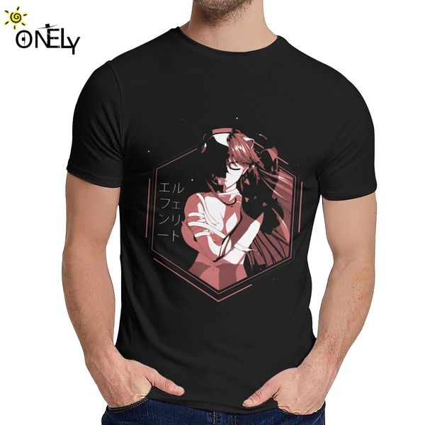 

new design elfen lied lucy anime tee male leisure 100% pure cotton t-shirt classic round neck