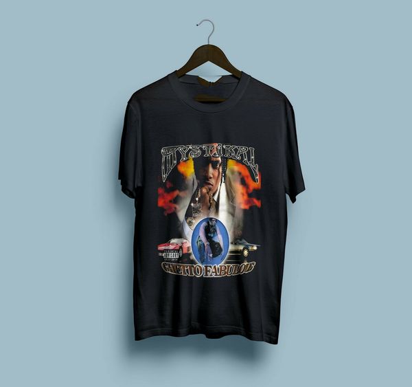 

vintage style mystikal ghetto fabulous rap t-shirt size s-2xl men clothes tee shirt