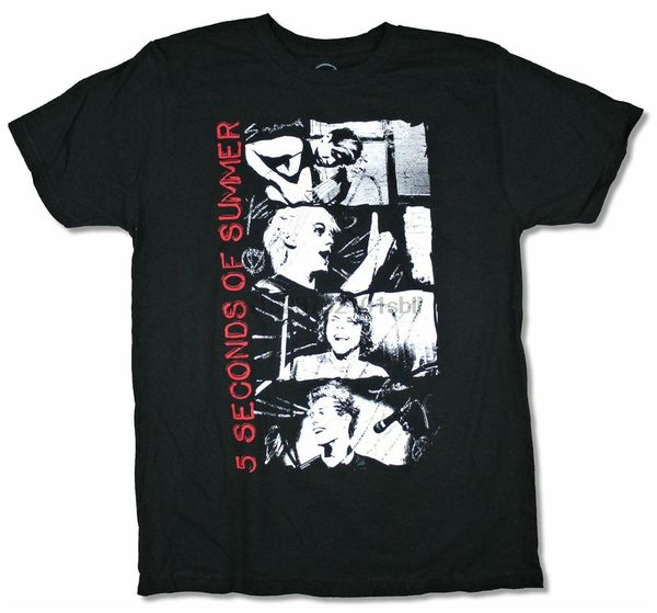 

5 seconds of summer stacked ps black t shirt new 5sos merch new funny tee shirt