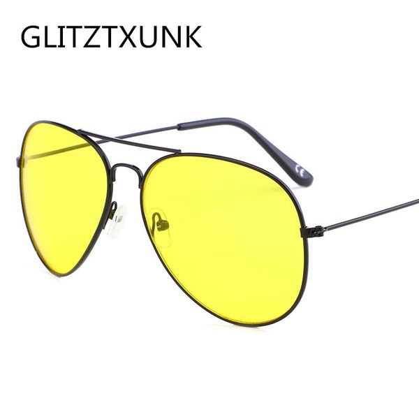 

sunglasses glitztxunk men women night vision goggles aluminum-magnesium car driving sun glasses uv400 anti-glare eyewear, White;black