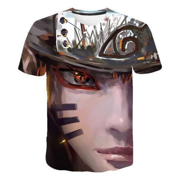 

japan anime naruto uchiha payne male cartoon cool 3d print shirts plus size oversized oversized men clothing