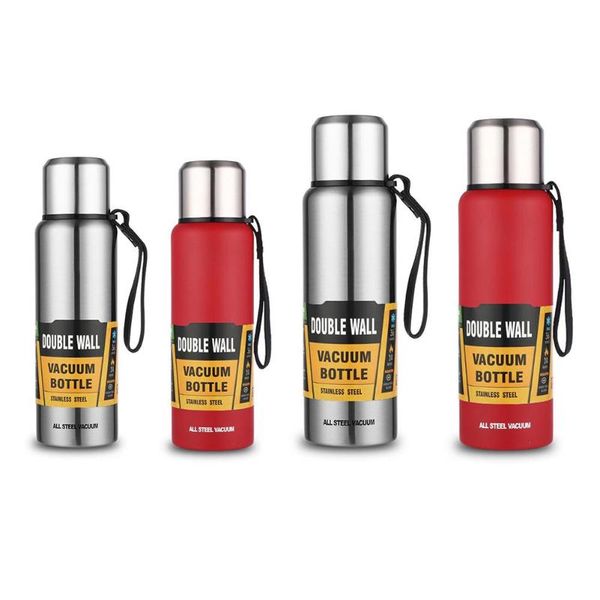

new 1000ml 1500ml russian style outdoor vacuum bottle portable large capacity vacuum cup sports flask