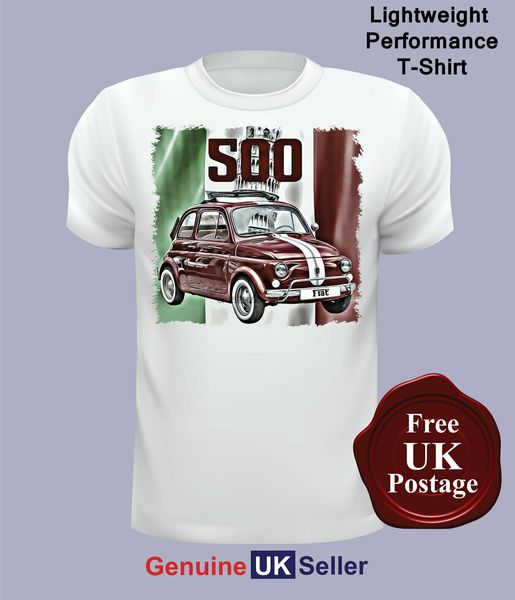 

classic fiat 500 men t shirt fiat 500 italian flag white t shirt