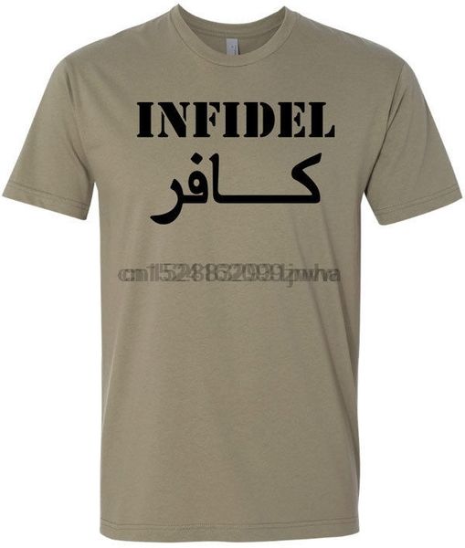 

infidel t shirt desert camo design army marines sniper navy seals forces tee