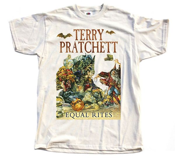 

terry pratchett equal rites discworld series t shirt 100% cotton natural s-5xl