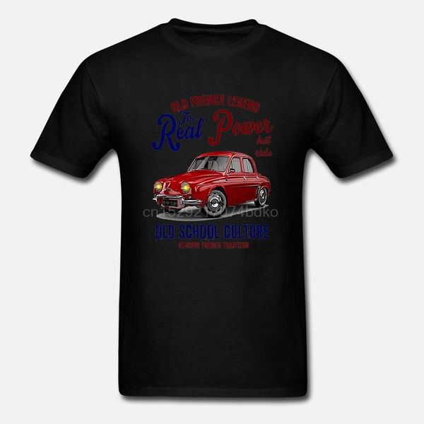

новые 2019 мужская мода t shirt хлопок мужчины с коротким рукавом футболки vintage french car дофин - новый хлопок tee shirt