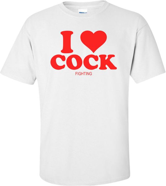 

i love cock fighting смешная рубашка рукавом футболка лето мужчины tee верхняя одежда мужские футболки хлопок 100% top tee