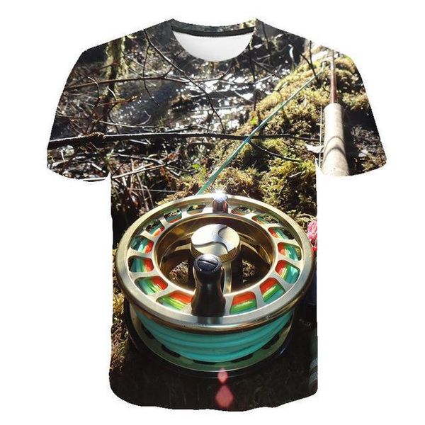 

new fish europe and america style beauty 3d trend elegant 3d print shirts humor comics oversized men clothing