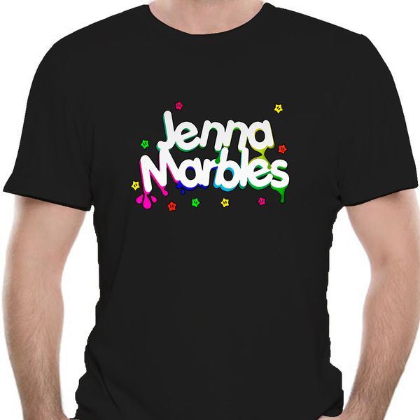 

jenna marbles black t-shirt youtube shirt 9603d