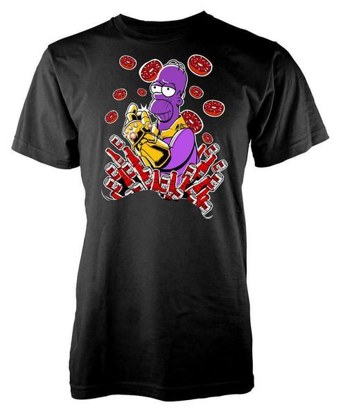 

homer thanos doughnuts mashup mashup t shirt summer tee shirt