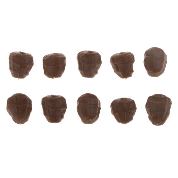 

10шт рыбалка приманки pop up тигровые орешки имитация приманка для ловли карпа брауном