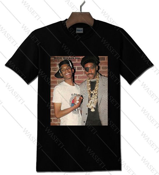 

special ed x slick rick - hip hop rapblack t shirt s - 2xl