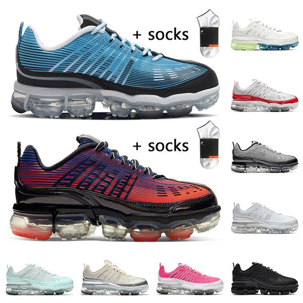 

2021 new mens trainers 360 running shoes triple white black hyper pink barely volt royal tn womens fashion sneakers