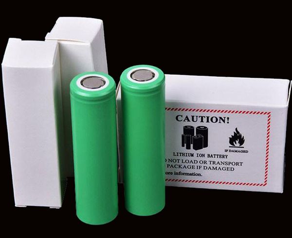 

50pcs 18650 batteries battery rechargeable lithium vapes 510 thread 25r e-cigarette pk 30q he2 he4 hg2 vtc4 vtc5 vtc6