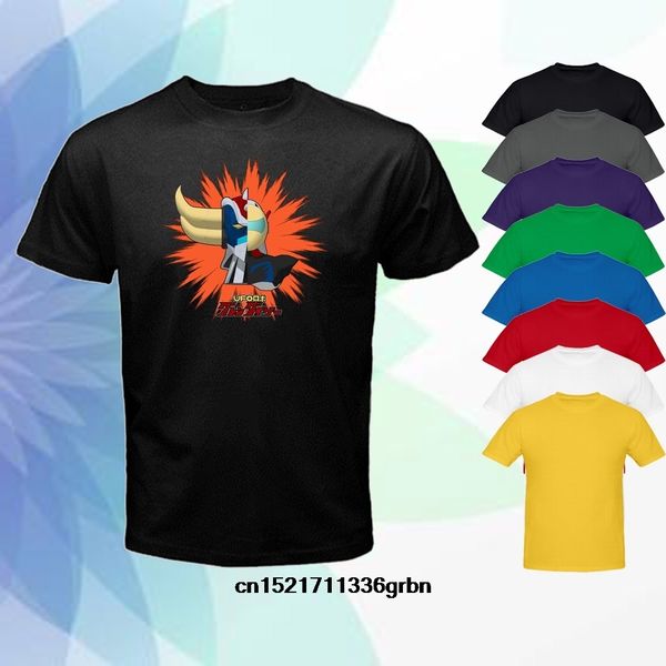 

men t shirt lugeoes grendizer g1 anime japan robot series classic black basic tee t-shirt novelty tshirt women