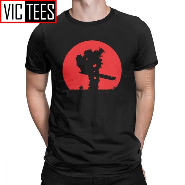 

мужская shadow of the colossus v2 тенниска хлопка фуфайки повседневный crewneck футболочку customized крупногабаритные t-shirt