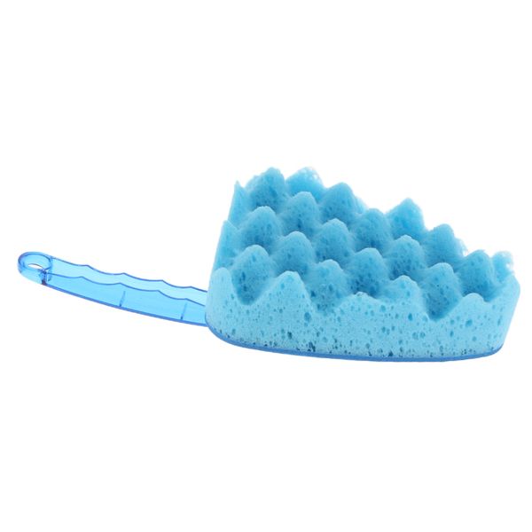 

strong absorbency triangular sponge brush blue wave high density car wash tool sponge tools car