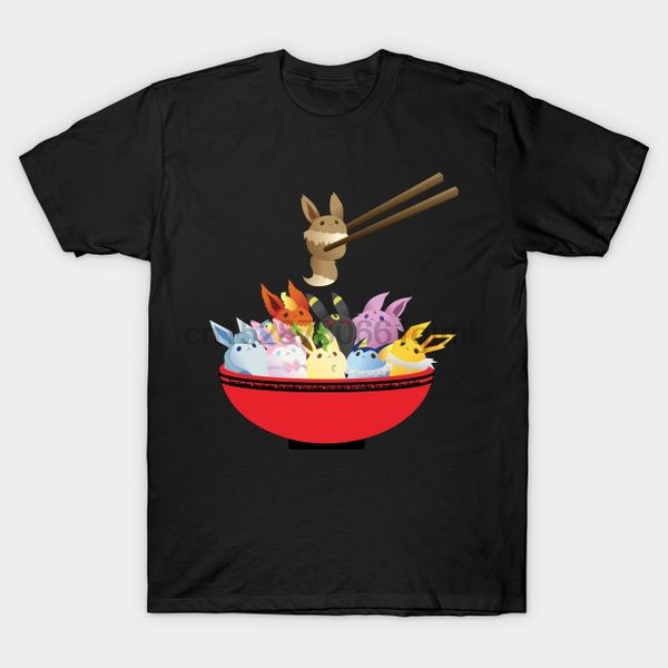 

men short sleeve tshirt eevee lution bowl eeveelution t shirt women t-shirt
