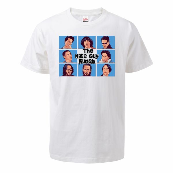 

the nice guy bunch 2019 summer fashion men's t shirts jackie chan t-shirt 100% cotton keanu reeves streetwear funny tee