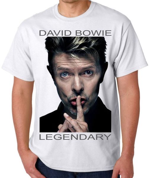 

david bowie t shirt white full colour s, m, l, xl, xxl