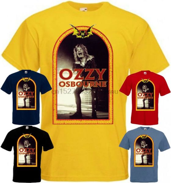 

ozzy osbourne poster v1 t-shirt yellow black red navy blue all sizes s...5xl