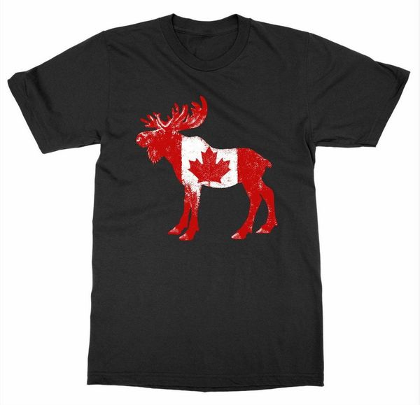 

moose флаг t-shirt день канады канадское true north polar bear maple leaf beaver юмористическая хлопок футболочку