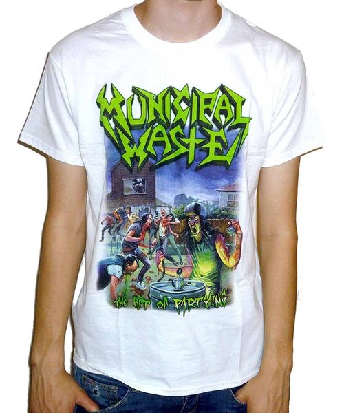 

municipal waste the art of partying men's fashion t-shirt